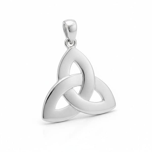 Sterling Silver Celtic Trinity Knot Pendant - Baby & Christening Gifts