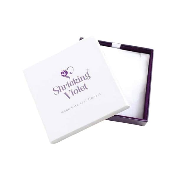 Shrieking Violet Forget-Me-Not Pendant – Silver Circle Design - Irish Gifts - Image 2