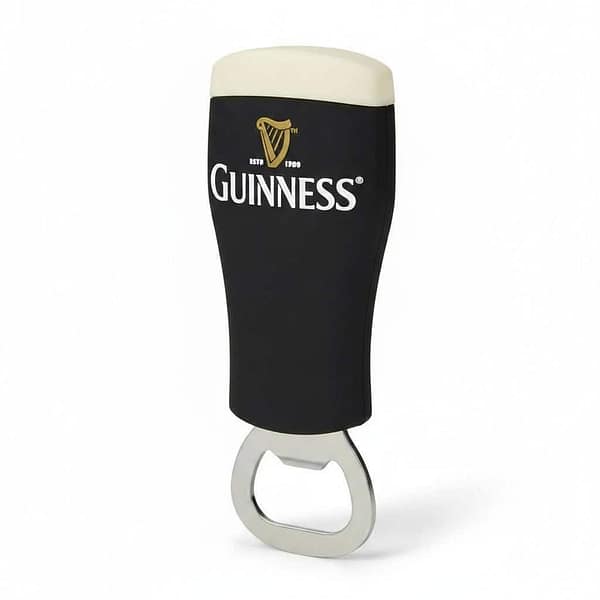 Guinness PVC Bottle Opener Magnet – Pint of Guinness Design - Irish Bar/Guinness