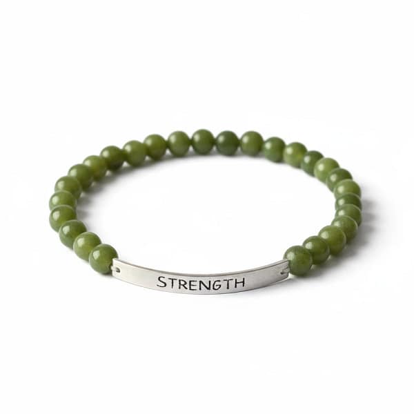 Connemara Marble Stretch Bracelet – Strength - Connemara Marble