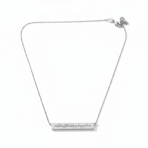 Sterling Silver Ogham Necklet – “IRELAND” - Irish Gifts