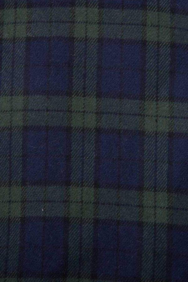 Lee Valley Warm Fleece-Lined Shirt – Blue Green Tartan Plaid - Grandfather Shirts - Image 4
