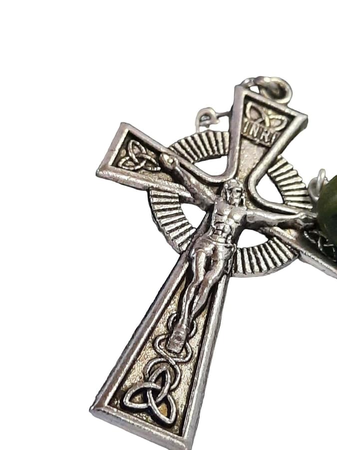 Connemara Marble Rosary Beads – 6mm - Made in Galway - Accessories - Image 4