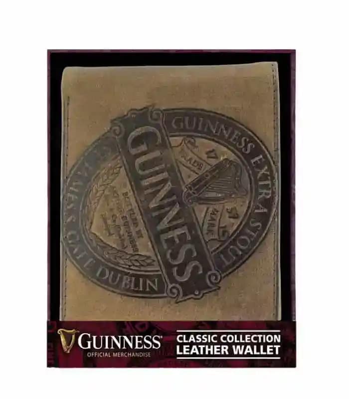 Guinness Brown Leather Wallet – Classic Collection - Irish Bar/Guinness