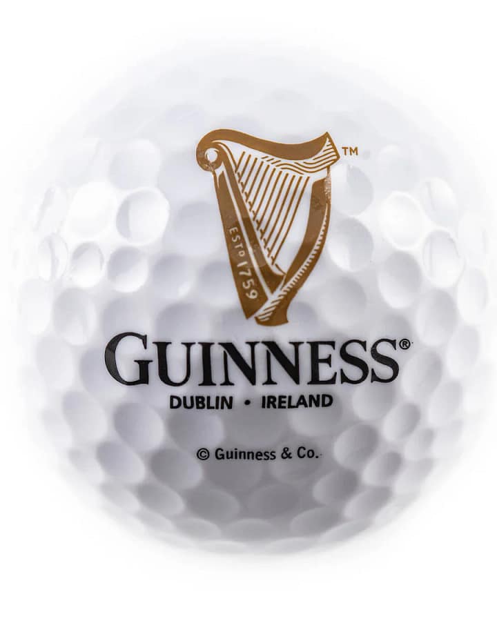 Guinness Golf Balls – Official Set of Three - Irish Bar/Guinness - Image 1