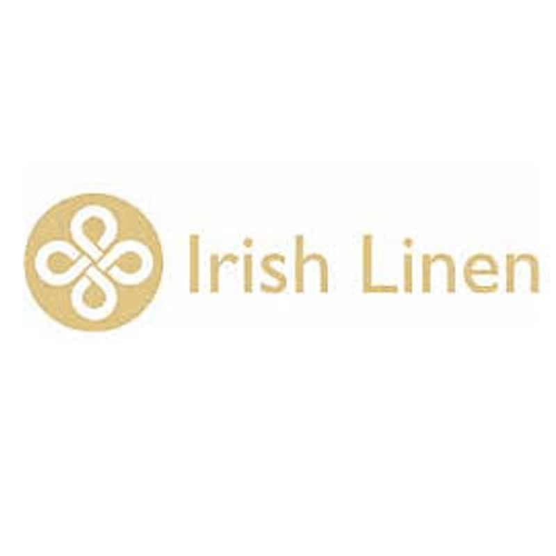 Irish Linen Table Napkins – Set of 4 with Woven Stripe Border - For the Home - Image 1