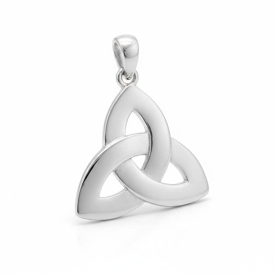 Sterling Silver Celtic Trinity Knot Pendant - Baby & Christening Gifts