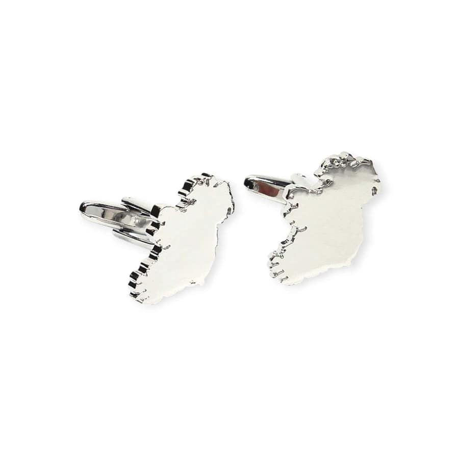 Irish Cufflinks - Map of Ireland - Irish Gifts - Image 1