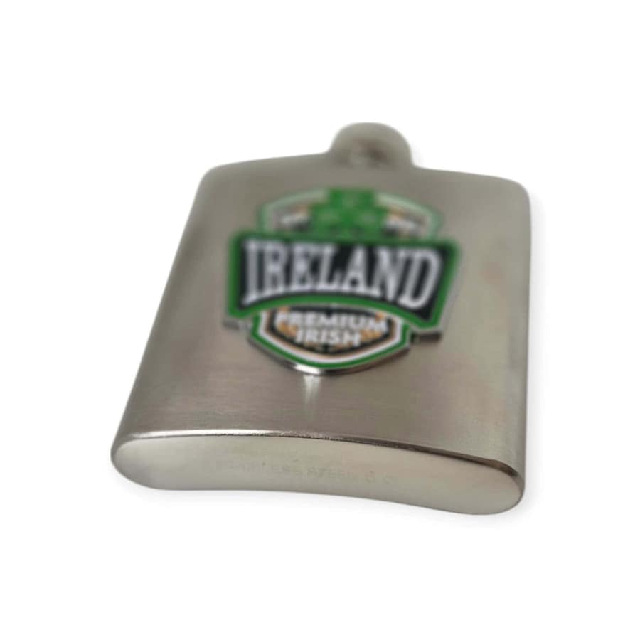 Ireland Shamrock Whiskey Flask – Stainless Steel - Irish Bar/Guinness - Image 5