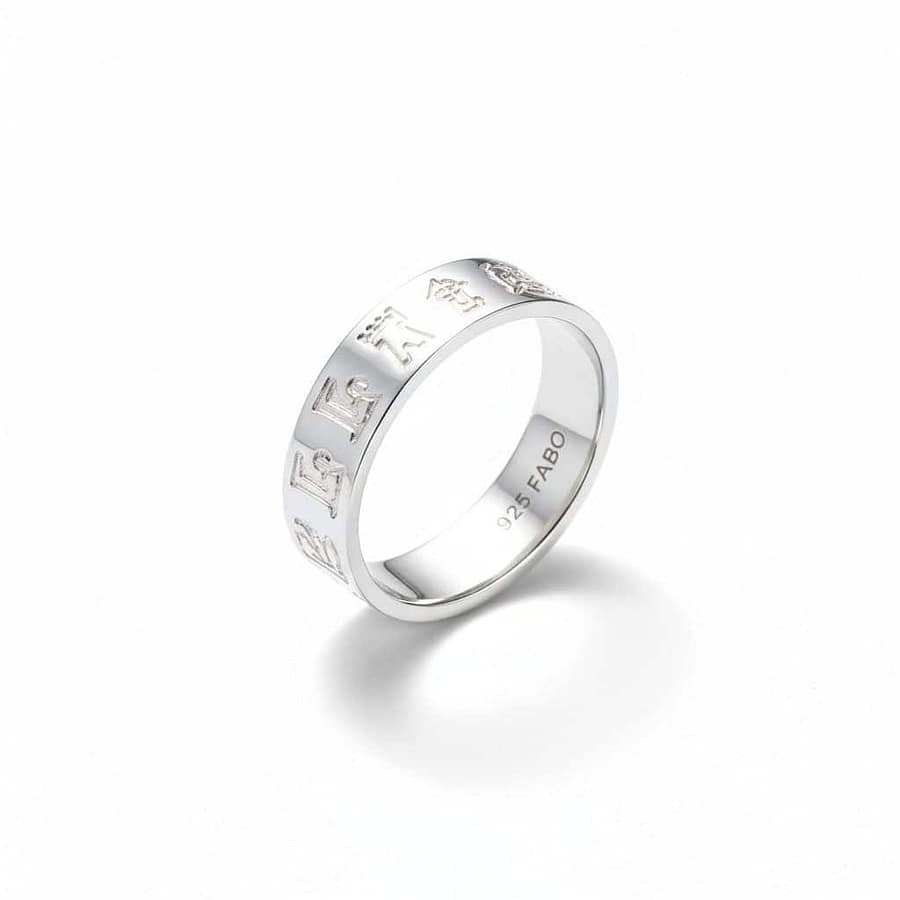 Narrow “Impressions of Ireland” Ring – Sterling Silver by Fadó Jewellers - St Patricks Day - Image 6