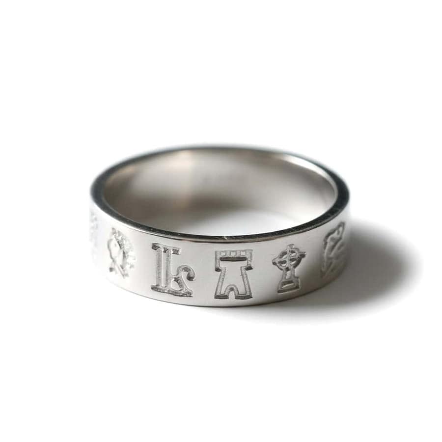 Narrow “Impressions of Ireland” Ring – Sterling Silver by Fadó Jewellers - St Patricks Day - Image 4
