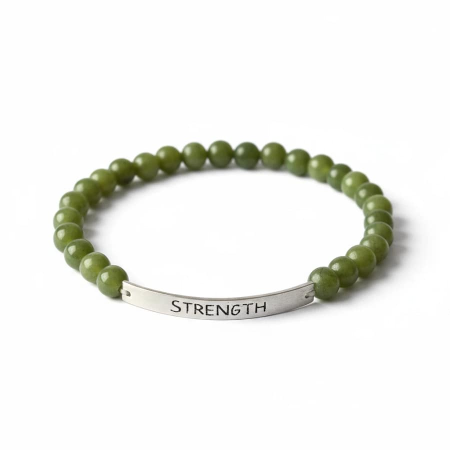 Connemara Marble Stretch Bracelet – Strength - Connemara Marble