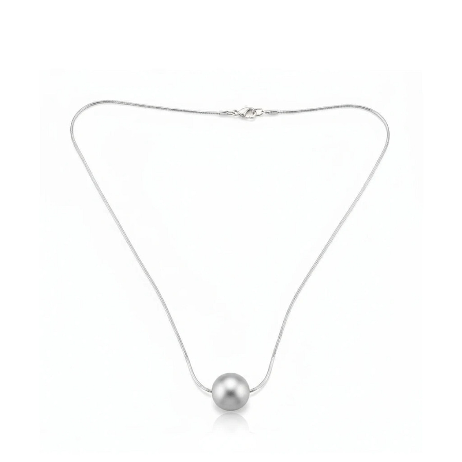 Sterling Silver 7mm Ball Bead Necklet - Irish Gifts